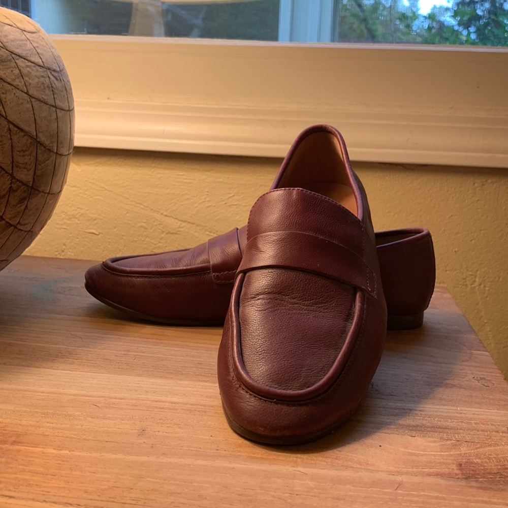 Madewell The Lacey Loafer in Cabernet